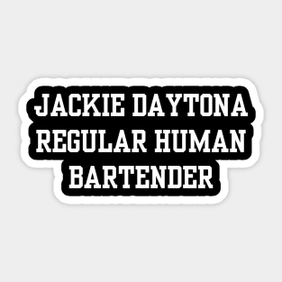 Jackie Daytona Sticker